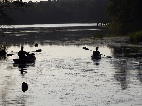 Perfect time to be on the water.