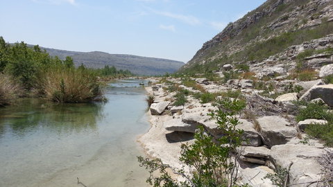 Looking downriver from 3 Tier