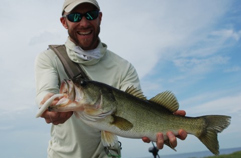 Largemouth Bass Lake Okeechobee weedless walk the dog soft plastic.jpg