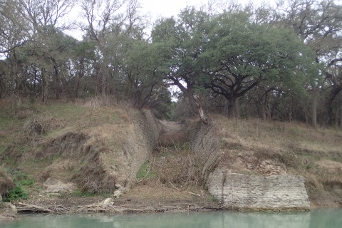 Weird old boat ramp