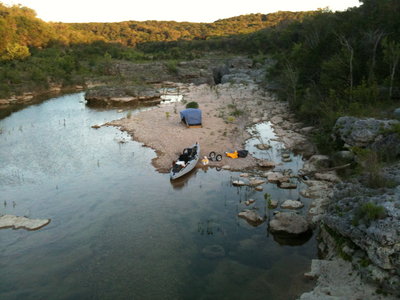 Camp above the Narrows