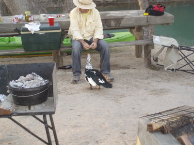 Dutch oven and new friend